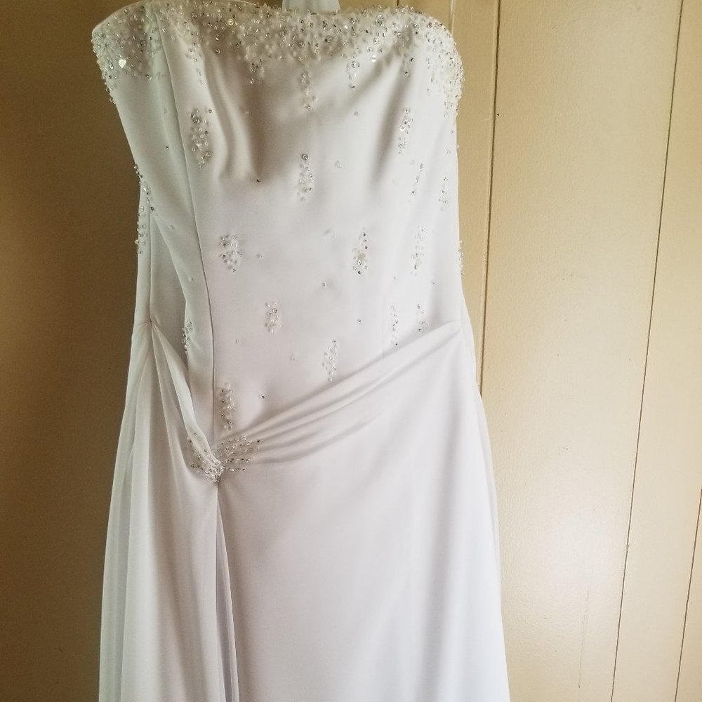 Private Collection wedding dress-small